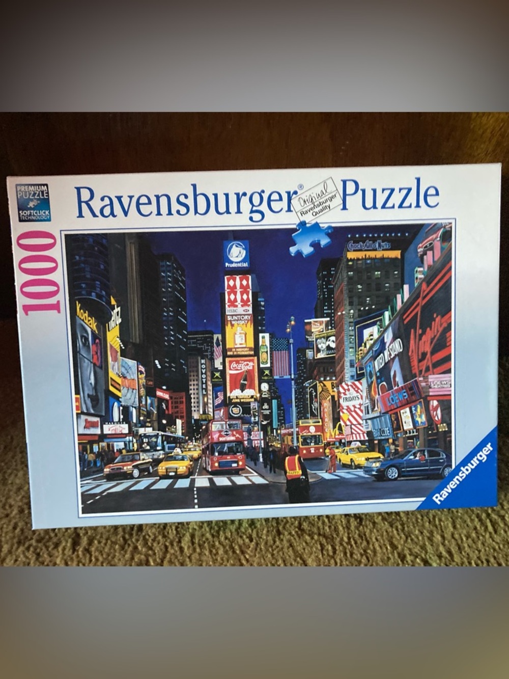 Ravensburger Times Square Night Skyline Puzzle 1000 pieces